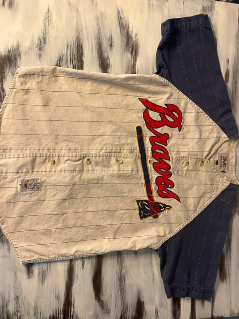 Hank Aaron braves jersey (M)